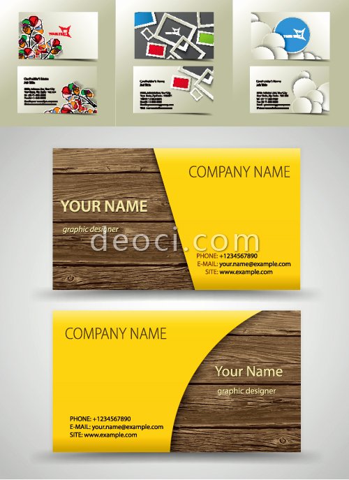 Illustrator Business Card Template New Free 4 Vector Business Card Cover Background Design