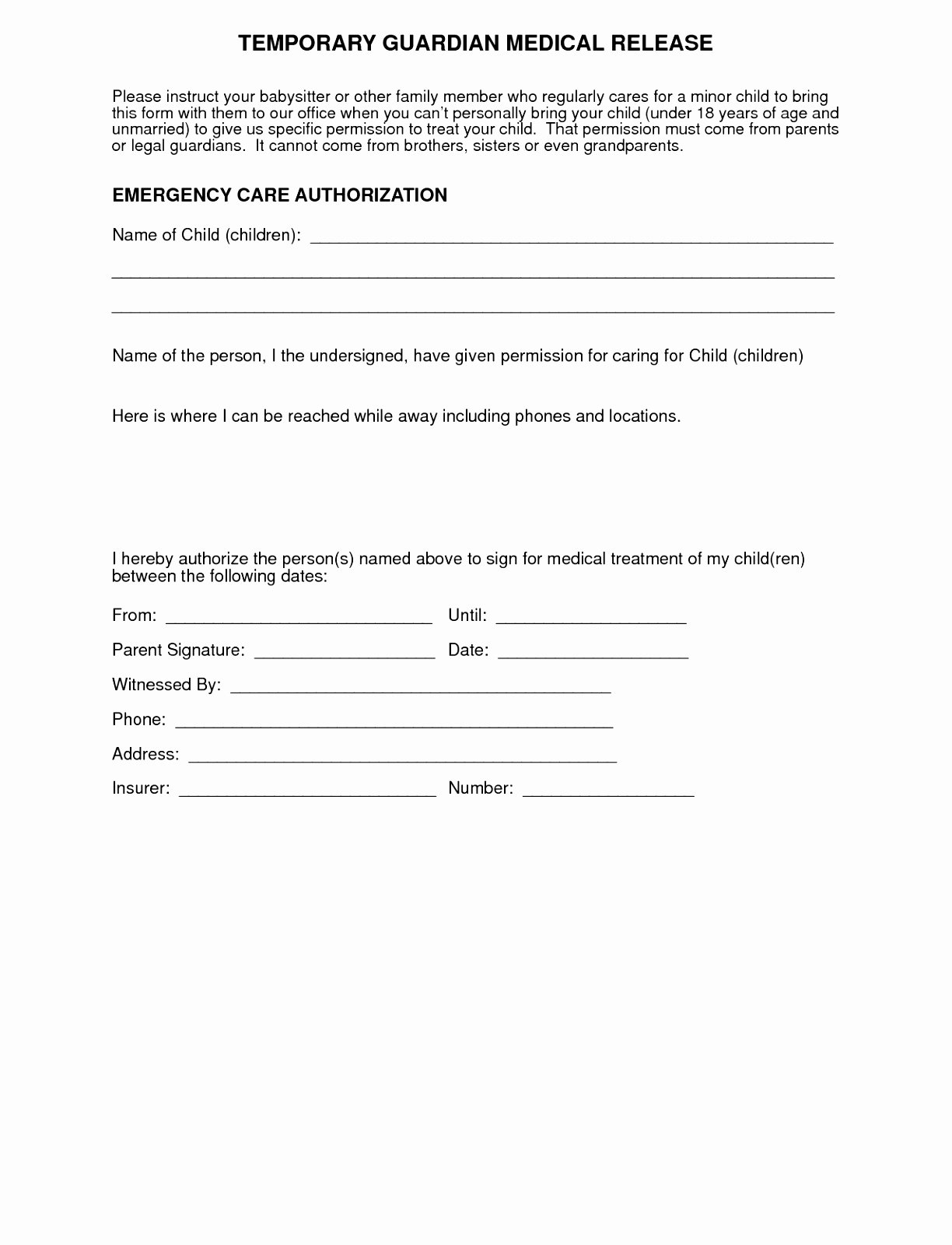 Image Release form Template Best Of 5 Parental Release form Template Euuiq