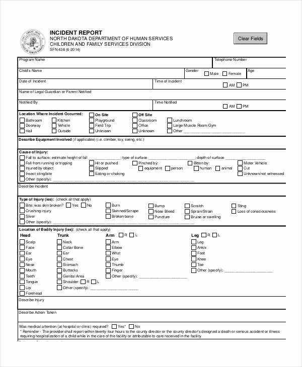 Incident Report Template Pdf Luxury Blank Incident Report Template 18 Free Pdf Word Docs