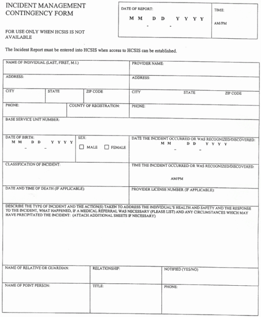 Incident Report Template Word Unique 10 Incident Report Templates Word Excel Pdf formats