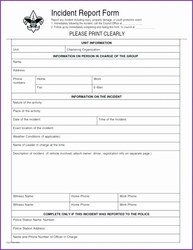 Incident Response Report Template Best Of Incident Management Report Template Property Management