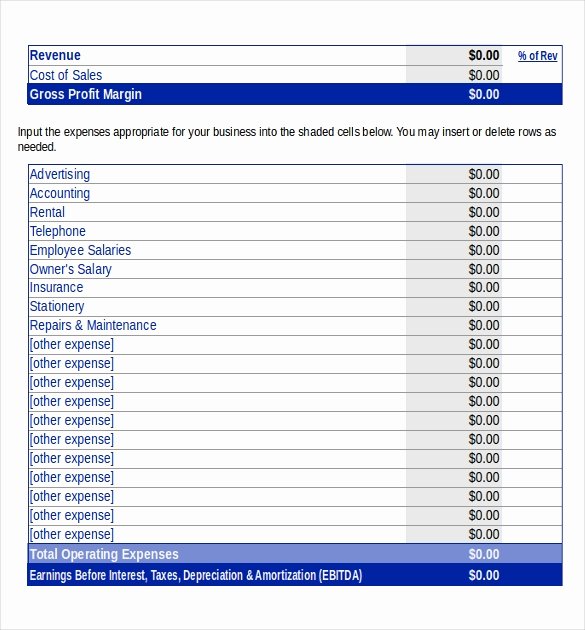 Income Statement Template Word Unique In E Statement Templates – 23 Free Word Excel Pdf