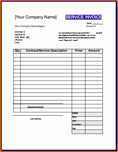 Independent Contractor Invoice Template New 10 Independent Contractor Invoice Template