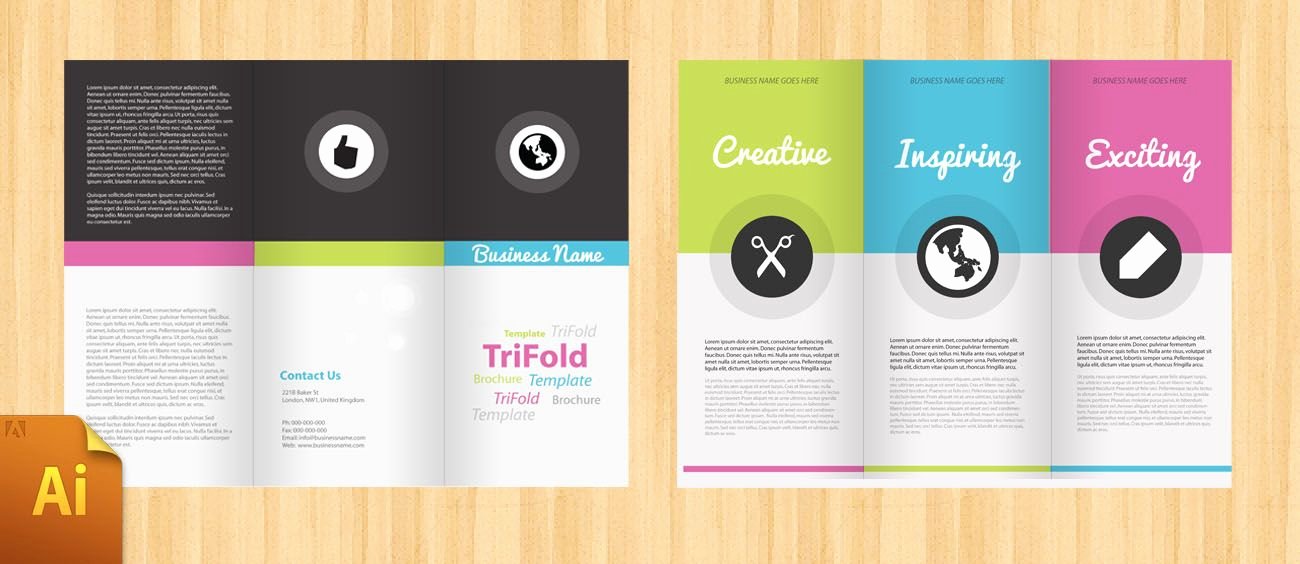 Indesign Trifold Brochure Template New Free Corporate Tri Fold Brochure Template