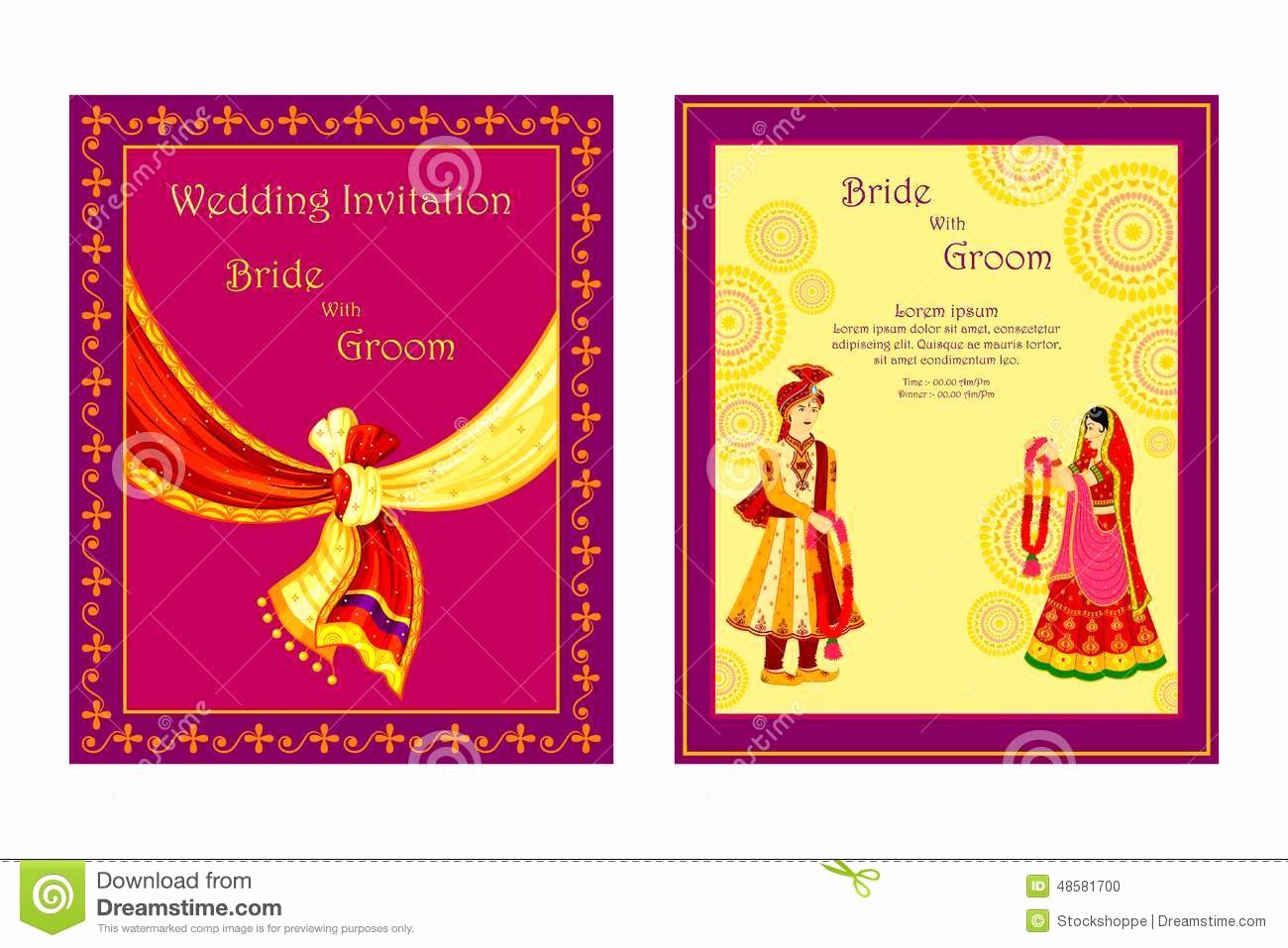 Indian Wedding Card Template Lovely Indian Wedding Baraat Clipart Collection