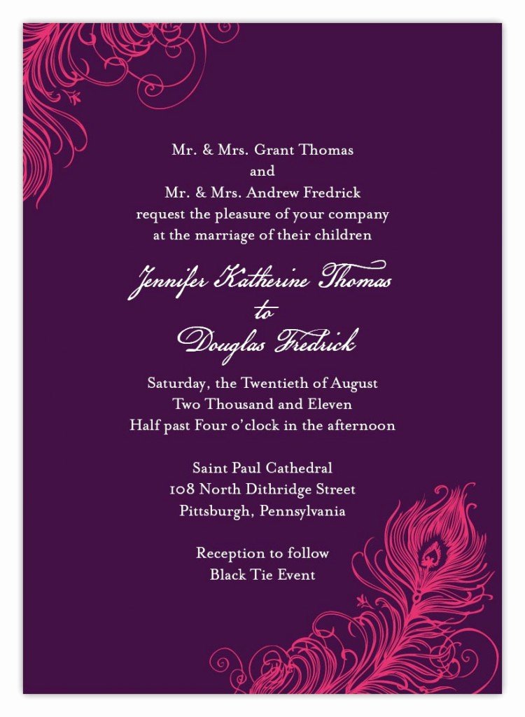 Indian Wedding Card Template New Indian Wedding Invitation Wording Template Shaadi Bazaar