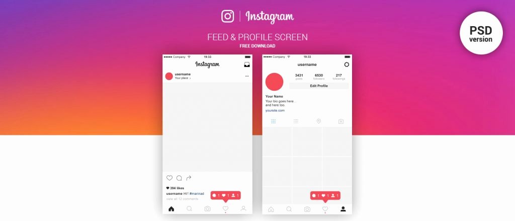 Instagram Post Template Psd Awesome 34 Free Instagram Mockup Layouts for 2017 [psd Ui