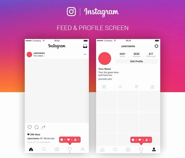 Instagram Post Template Psd Beautiful 10 Free Instagram Screen Mockup for Designer Smashfreakz