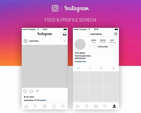 Instagram Post Template Psd Inspirational 10 Free Instagram Screen Mockup for Designer Smashfreakz