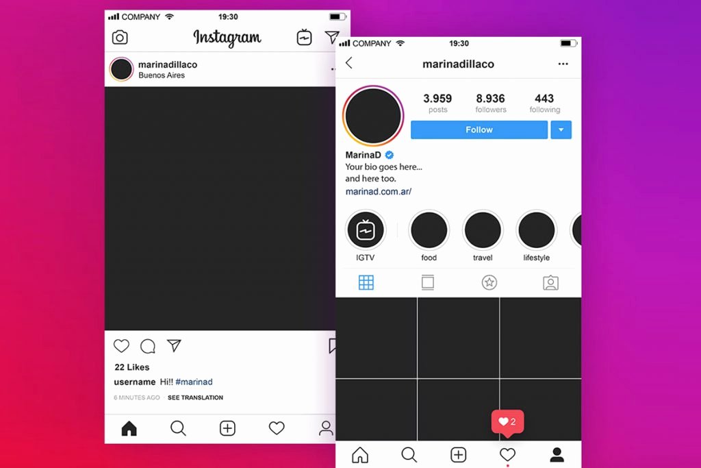 Instagram Post Template Psd Unique Instagram 2018 App Mockup Psd