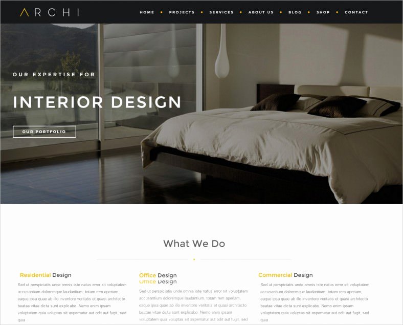 Interior Design Template Free Beautiful 23 Interior Design Website themes &amp; Templates
