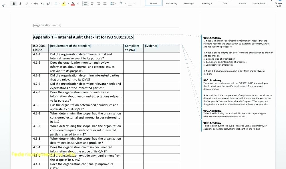 Internal Audit Planning Template Fresh Layered Process Audits Template Audit Checklist Example