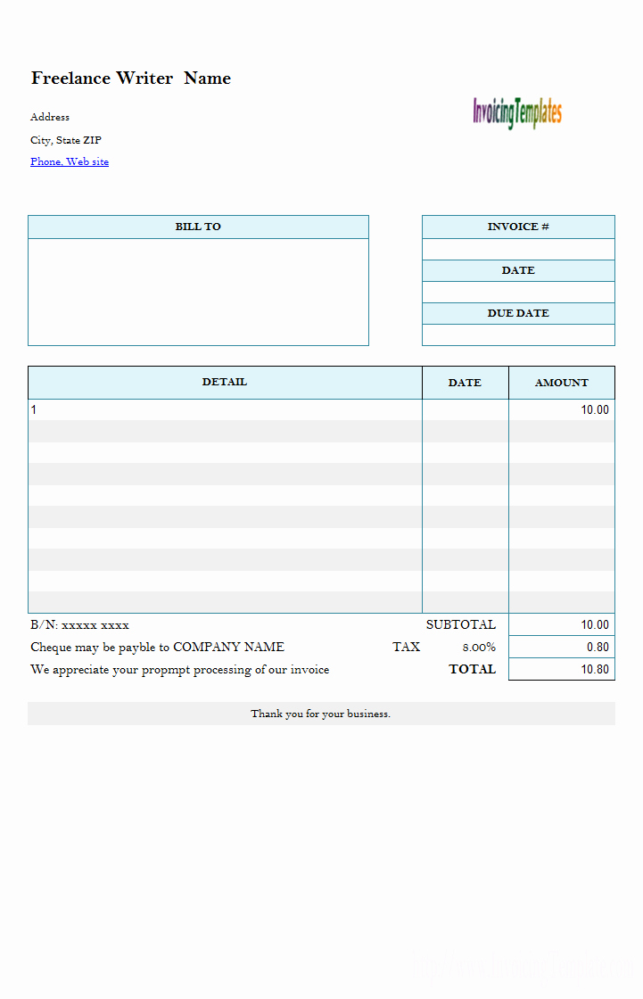 Invoice Template for Freelance Awesome 20 Microsoft Fice Invoice Templates Free Download