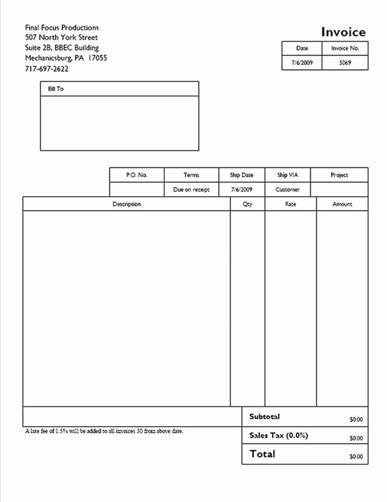 Invoice Template for Freelance Elegant Videographer Invoice Template Seven Things About Ibrizz