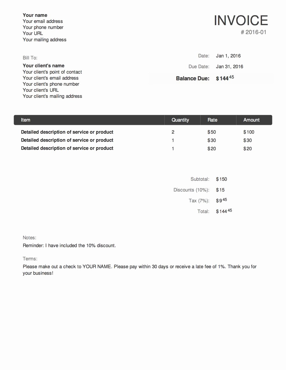 Invoice Template for Freelance Luxury Invoicing for Freelancers 6 Tips to Invoice Like A Pro