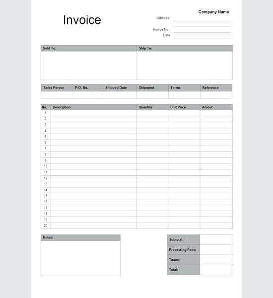 Invoice Template Google Sheets Inspirational Google Spreadsheet Invoice Template Doc Free Download