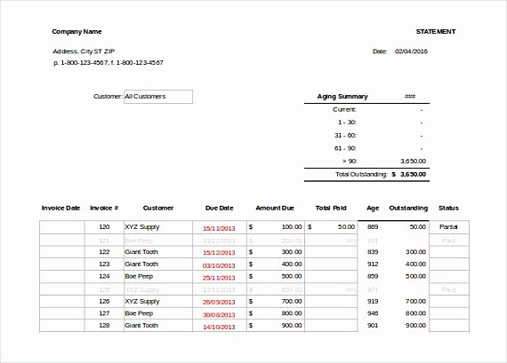 Invoice Tracking Template Excel Best Of Downloadable Invoice Template