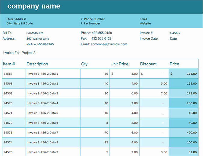 Invoice Tracking Template Excel New Sales Invoice Tracker