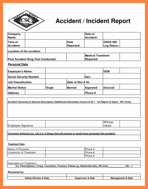 It Incident Report Template Lovely 11 Information Security Incident Report Template