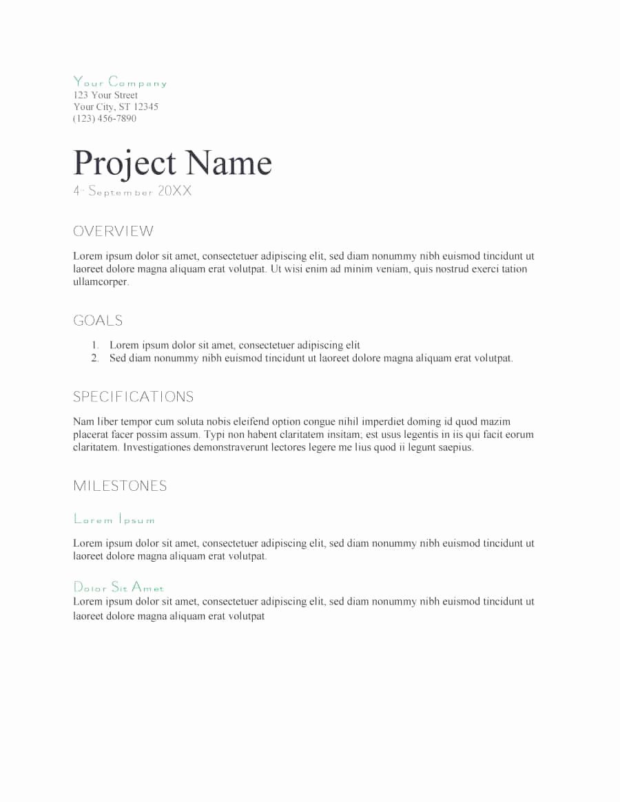 It Project Proposal Template Awesome 43 Professional Project Proposal Templates Template Lab