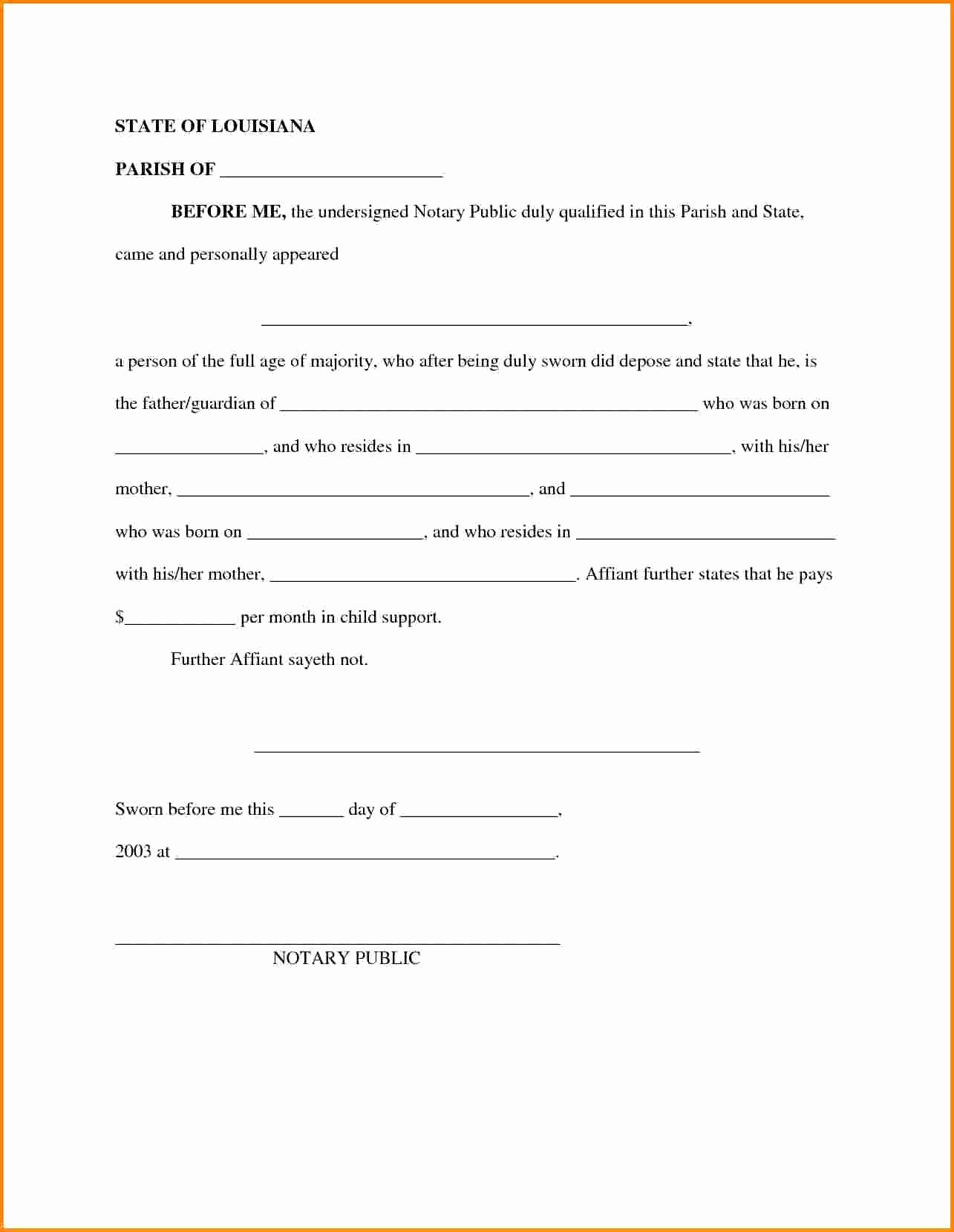It Support Contract Template Lovely Child Support Letter Agreement Template Download