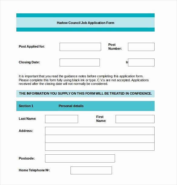 Job Application Template Doc Unique Job Application Template 19 Examples In Pdf Word