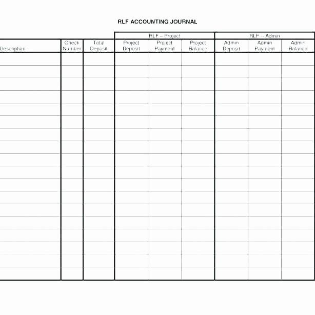 Journal Entry Template Excel Fresh Journal Entry Template Excel General Ledger Accounting