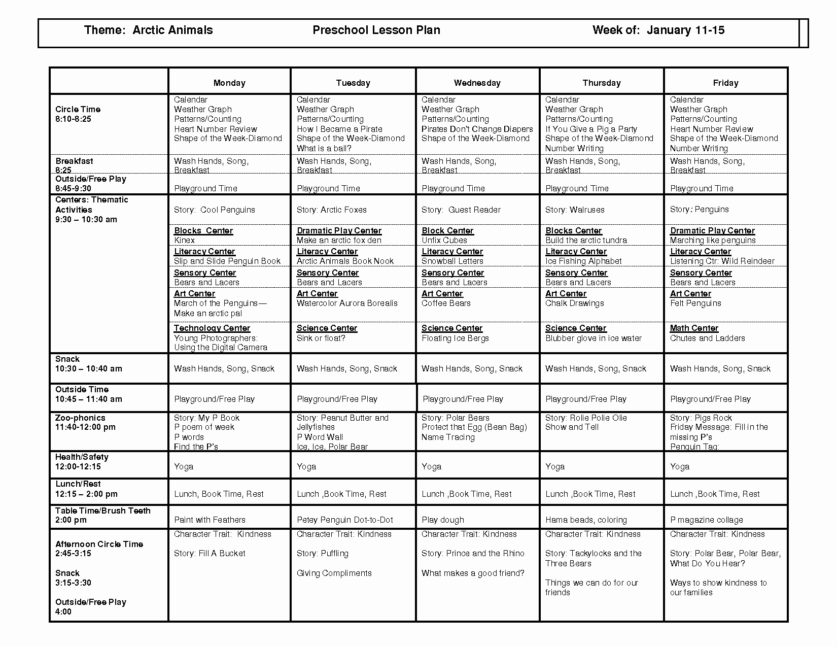 Kindergarten Lesson Plan Template Fresh Free Weekly Lesson Plan Template and Teacher Resources