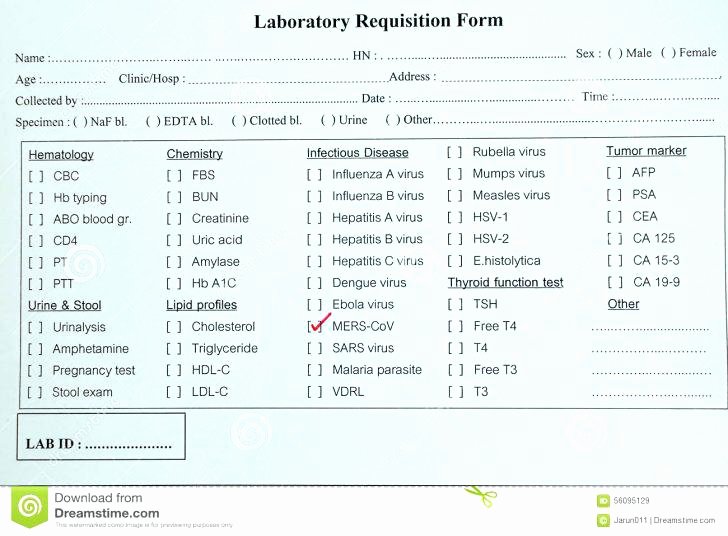 Lab Requisition form Template Beautiful Lab Requisition form Template – Updrill