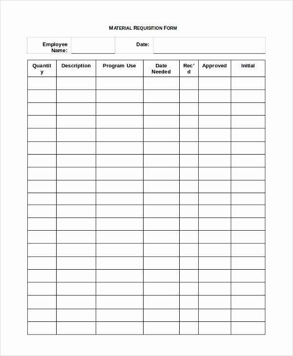 Lab Requisition form Template Best Of 10 Requisition form Samples Examples Templates