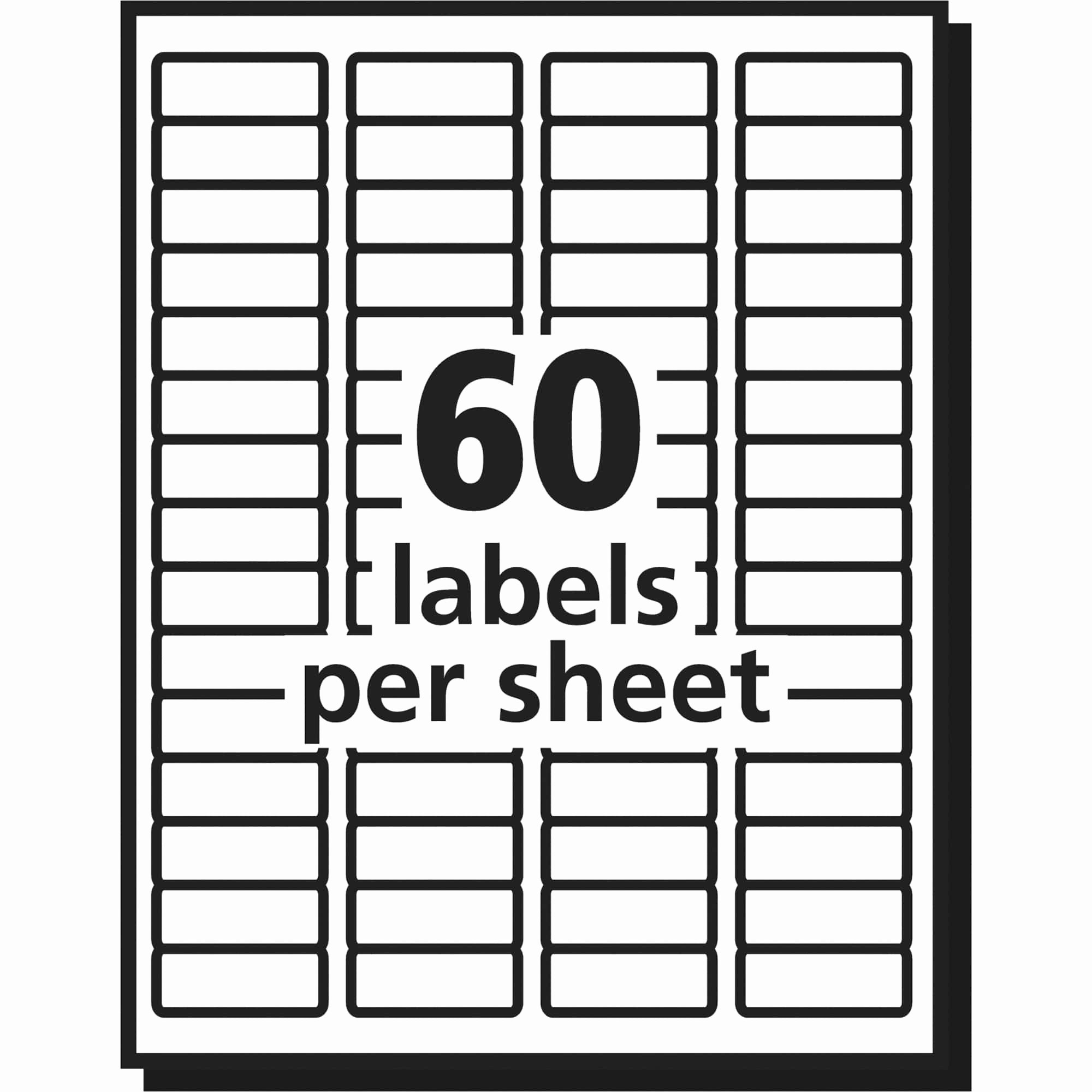 avery 30 labels per sheet template