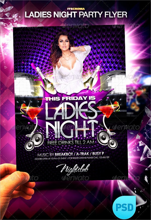 la s night party flyer