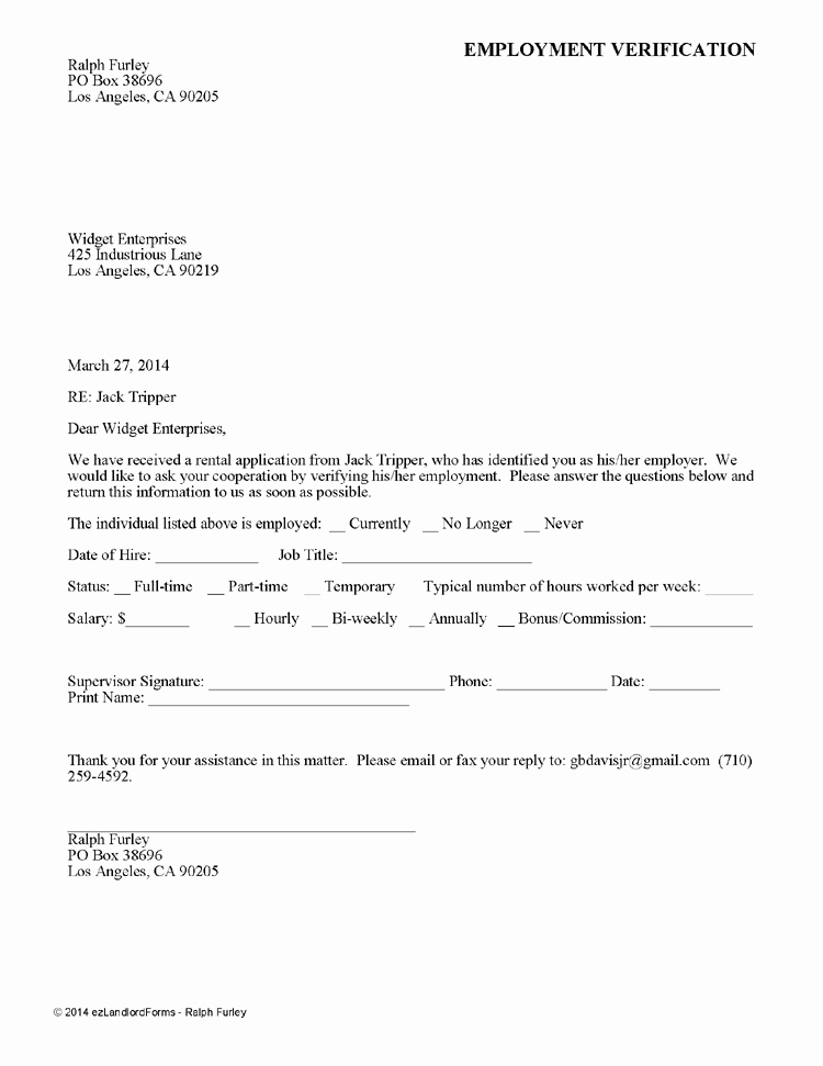 Landlord Verification form Template Awesome Printable Sample Rental Verification form form