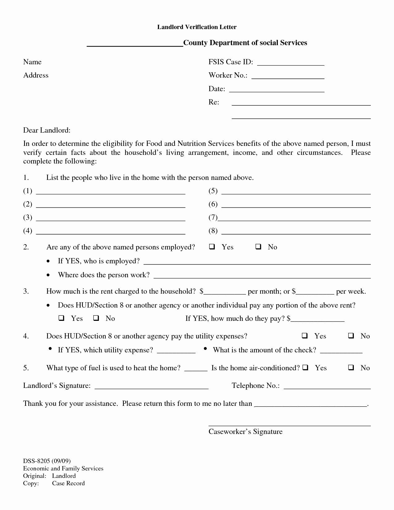 Landlord Verification form Template New Proof Residency Letter From Landlord Free Download