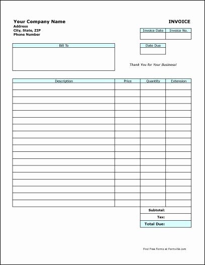 Landscaping Invoice Template Free Inspirational Landscaping Invoice Template
