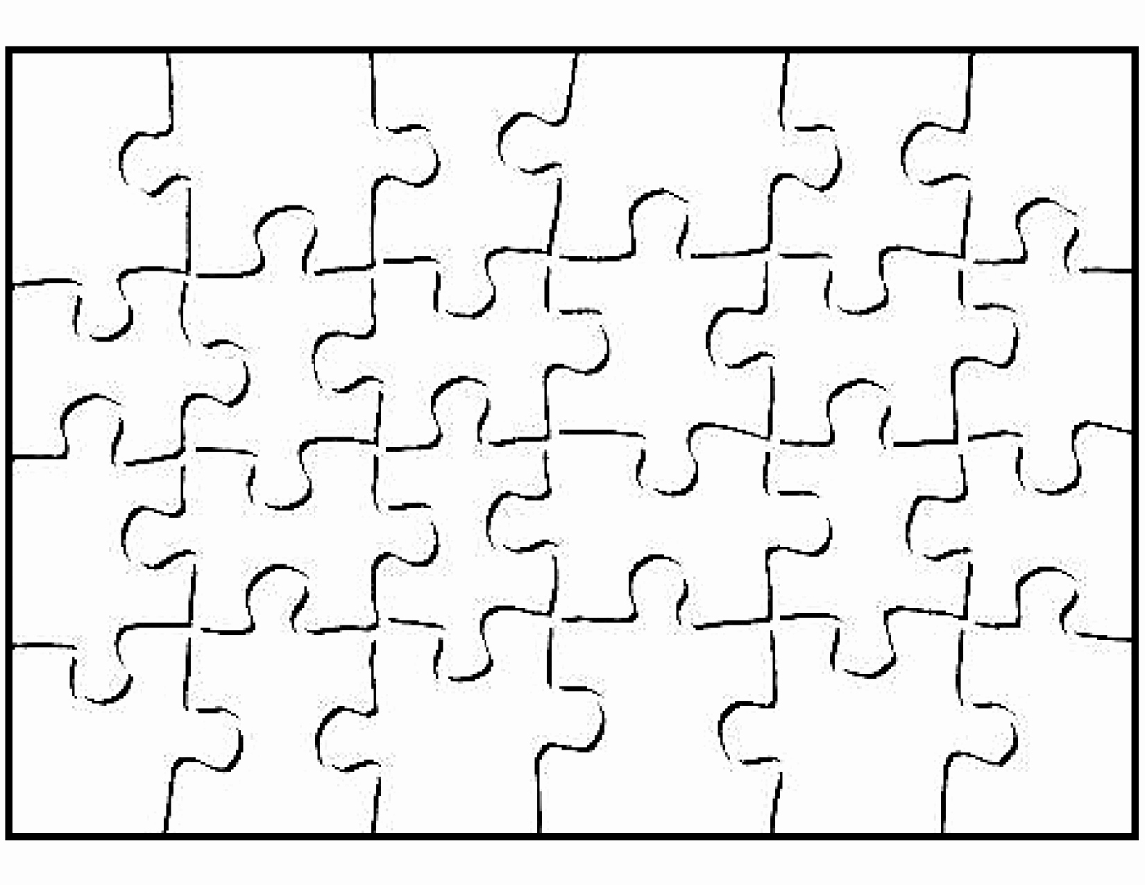 Large Puzzle Piece Template Fresh Printable Blank Puzzle Piece Template School