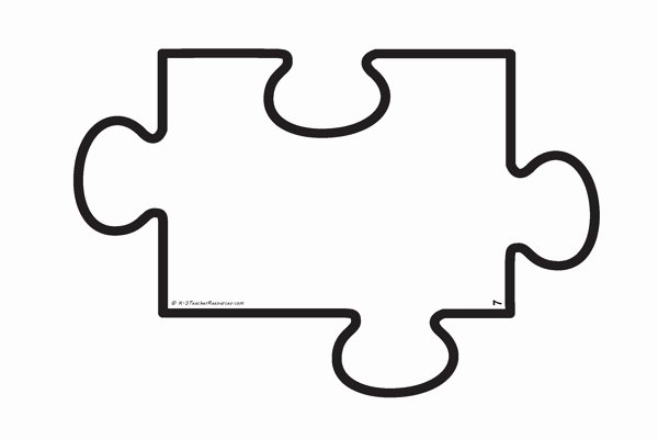 Large Puzzle Piece Template Lovely Free Puzzle Pieces Template Download Free Clip Art Free