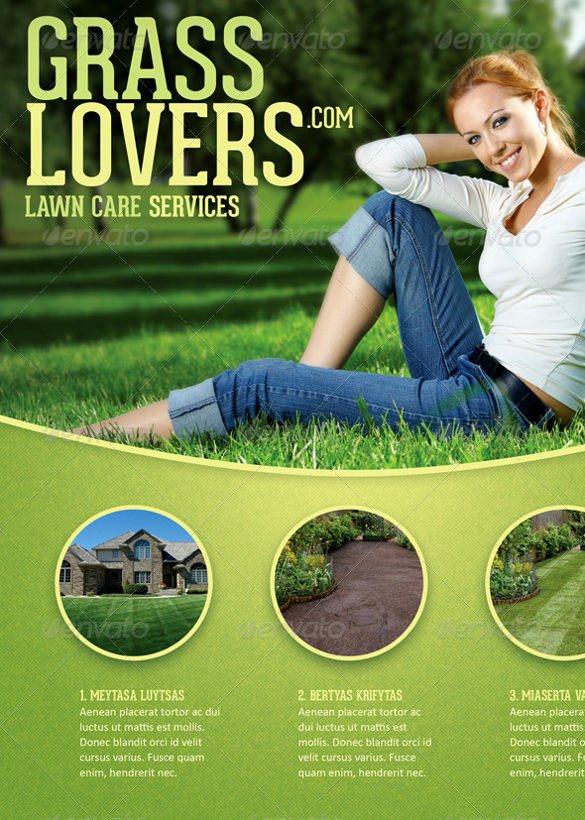 Lawn Mowing Flyer Template New 29 Lawn Care Flyers Psd Ai Vector Eps