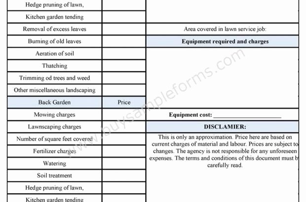 Lawn Mowing Schedule Template Fresh 9 Lawn Mowing Schedule Template – Lscign