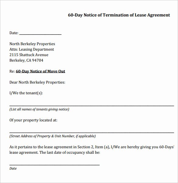 Lease Termination Agreement Template Luxury 11 Lease Termination Agreements