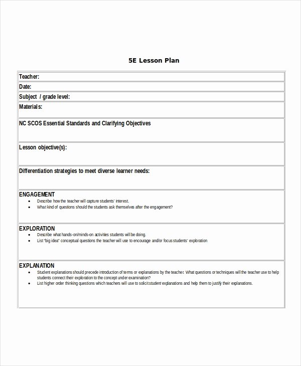 Lesson Plan Template Doc Lovely Lesson Plan Template 10 Free Word Pdf Document