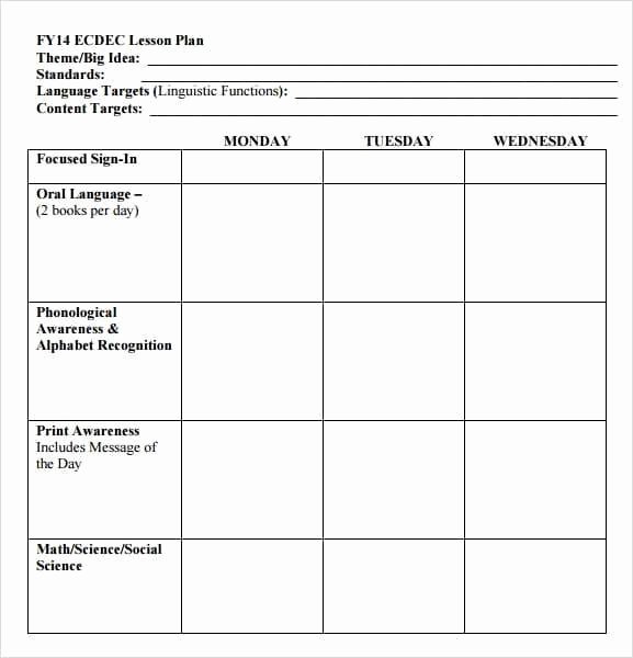 Lesson Plan Template Word Awesome 10 Lesson Plan Templates Word Excel Pdf formats