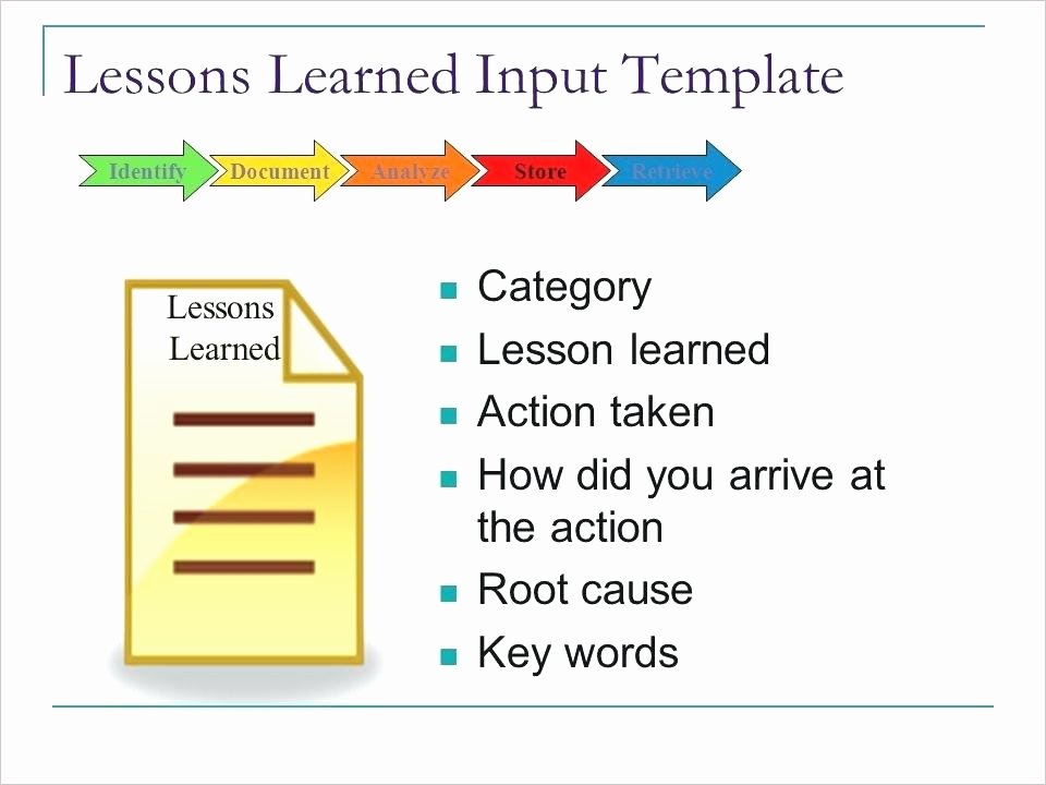 Lessons Learned Template Powerpoint Awesome Lesson Learned Presentation Template Template Lessons