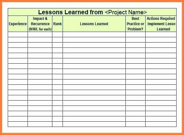 Lessons Learned Template Powerpoint Beautiful Nice Lesson Learned Template Project Management