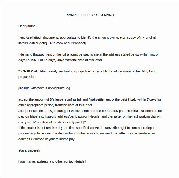 Letter Of Demand Template Awesome Letter Of Demand Template Pokemon Go Search for Tips