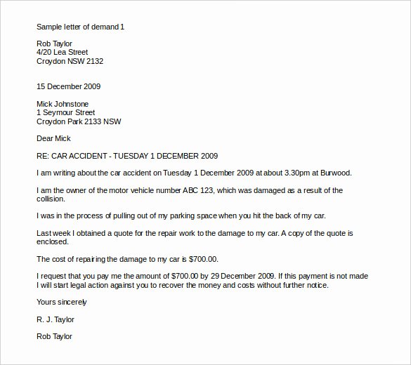 Letter Of Demand Template Beautiful 8 Demand Letter Templates Free Word Google Docs Apple