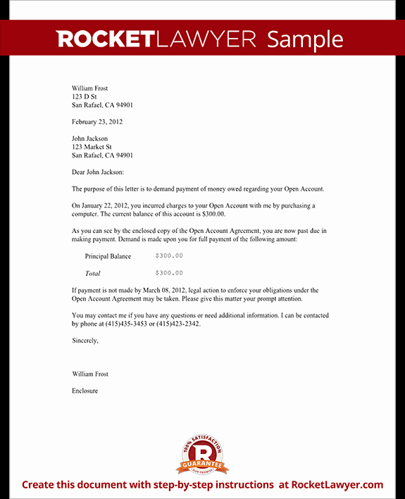 Letter Of Demand Template Lovely Demand Letter Template for Owed Money Claim Your Money