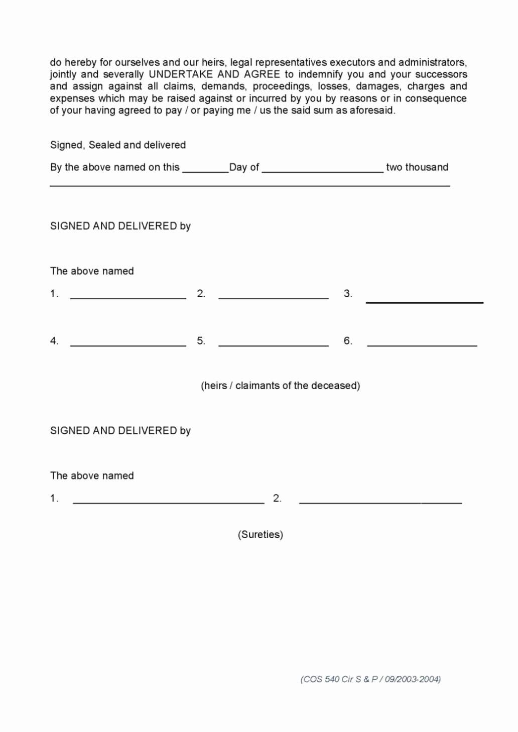 Letter Of Indemnification Template New Indemnity Letter format Best Template Sample Examples