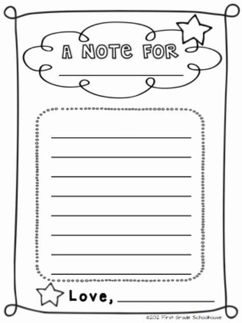 Letter to Parent Template Awesome First Grade Schoolhouse Back to School Night