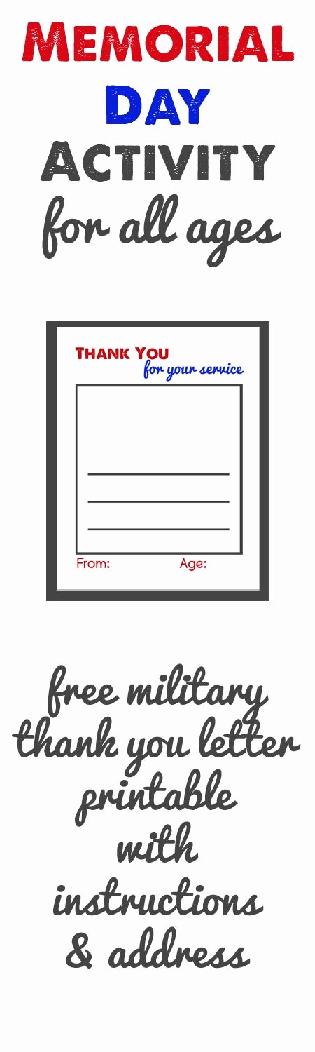 Letter to soldiers Template Best Of Military Thank You Letter Template